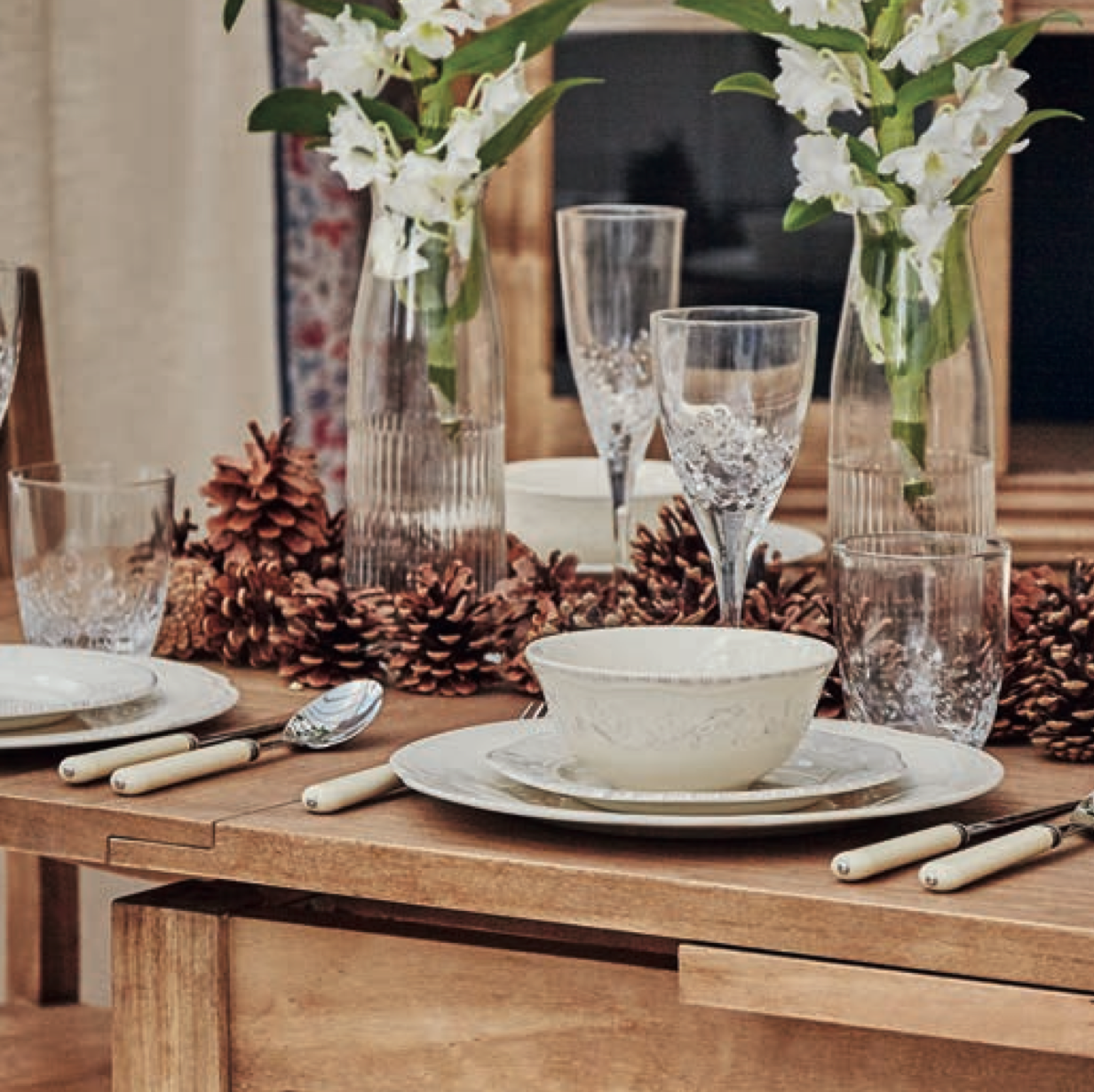 service de table lise comptoir de famille