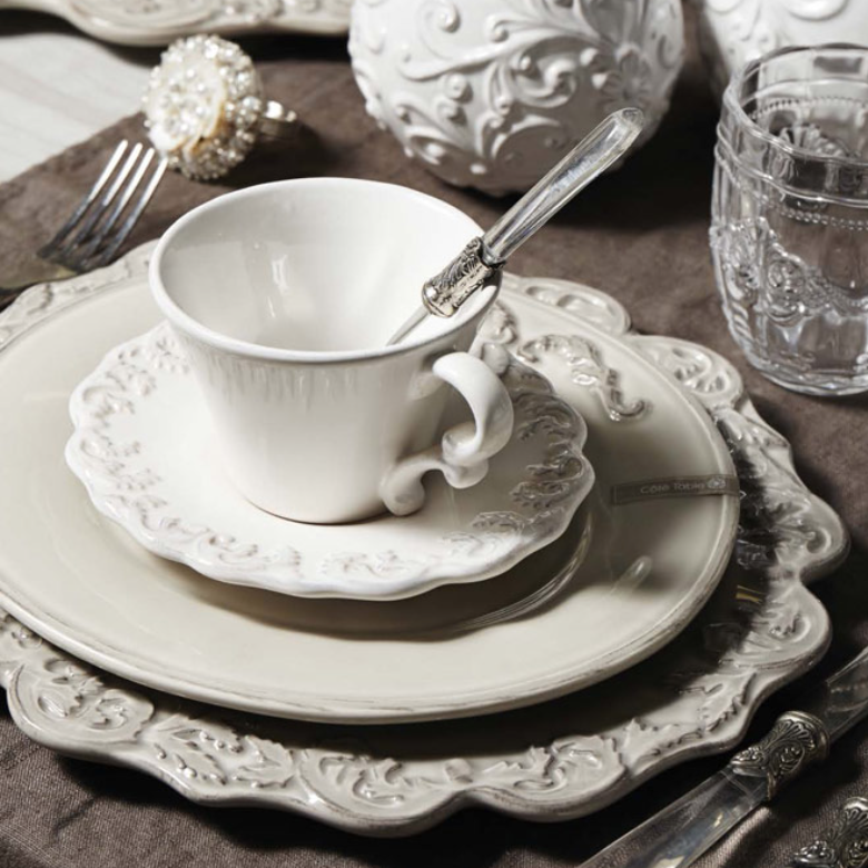 service de table Trianon blanc
