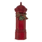 boite aux lettres rouges de noël style anglais