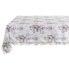 nappe à volant rose et blanche style shabby chic blanc mariclo
