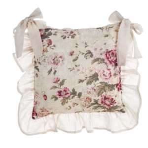 housse de galette de chaise romantique BLANC MARICLÒ