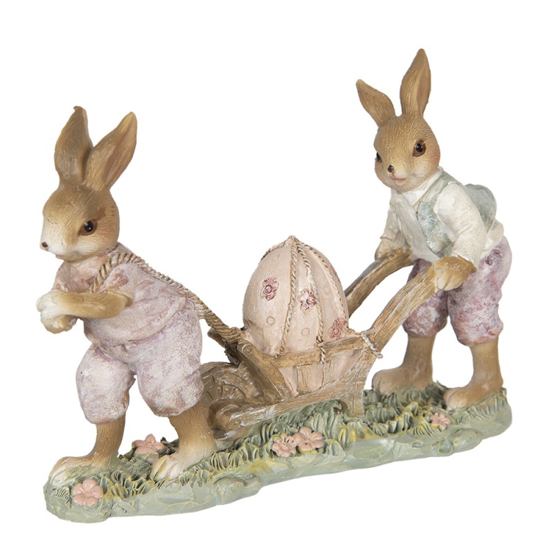 12 figurines Porcelets et lapins et fermière dans un tube de rangement
