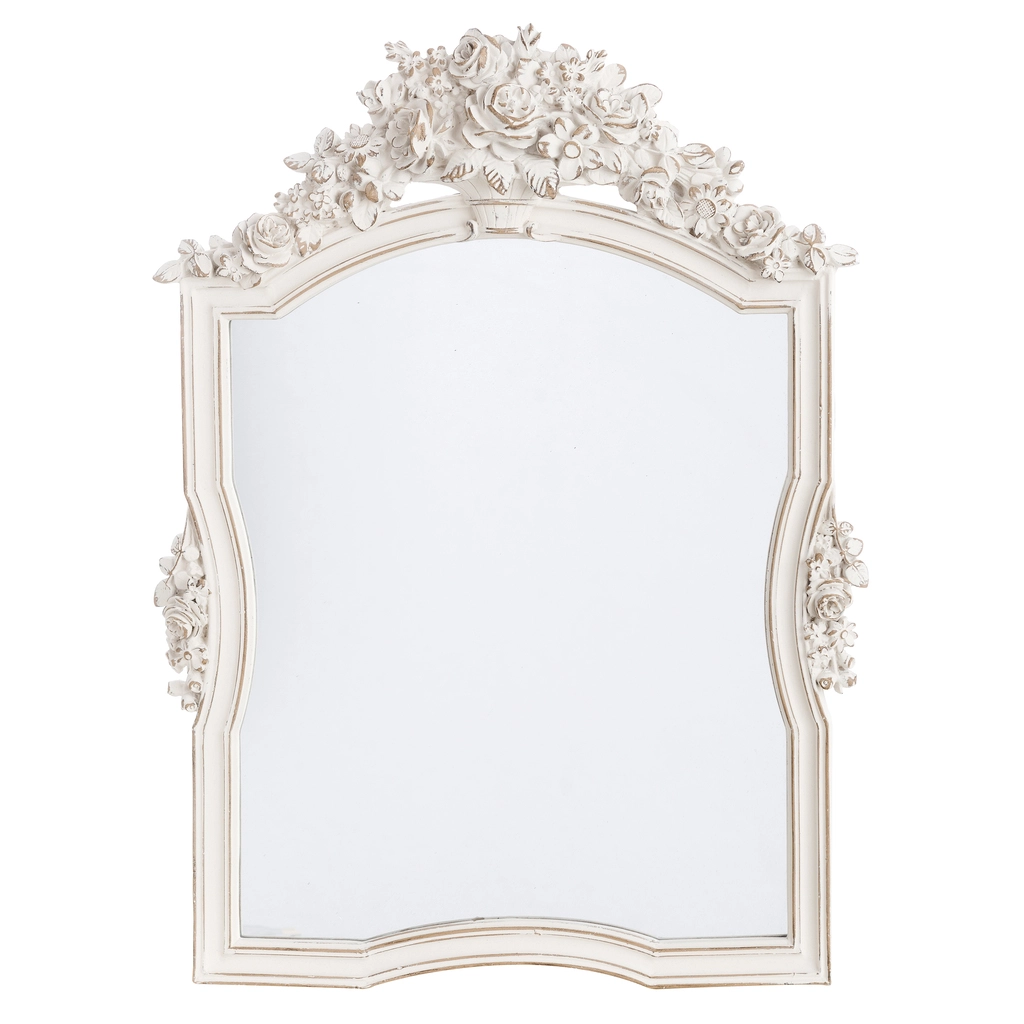 miroir rectangulaire blanc shabby chic BLANC MARICLÒ