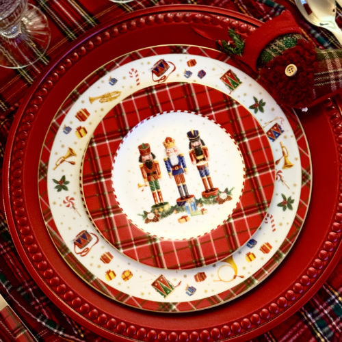 Assiettes Carton Noël Casse-noisette - Lot De 8 | Pour Dessert, Salade, Décoration De Table