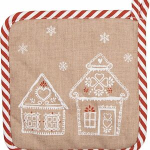 Manique De Cuisine En Coton 20x20 CM Collection Pain d'Epices