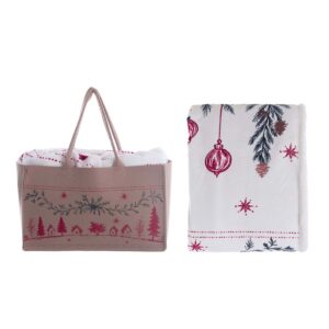Plaid En Polaire De Noël Avec Sac Assorti 140×170 CM