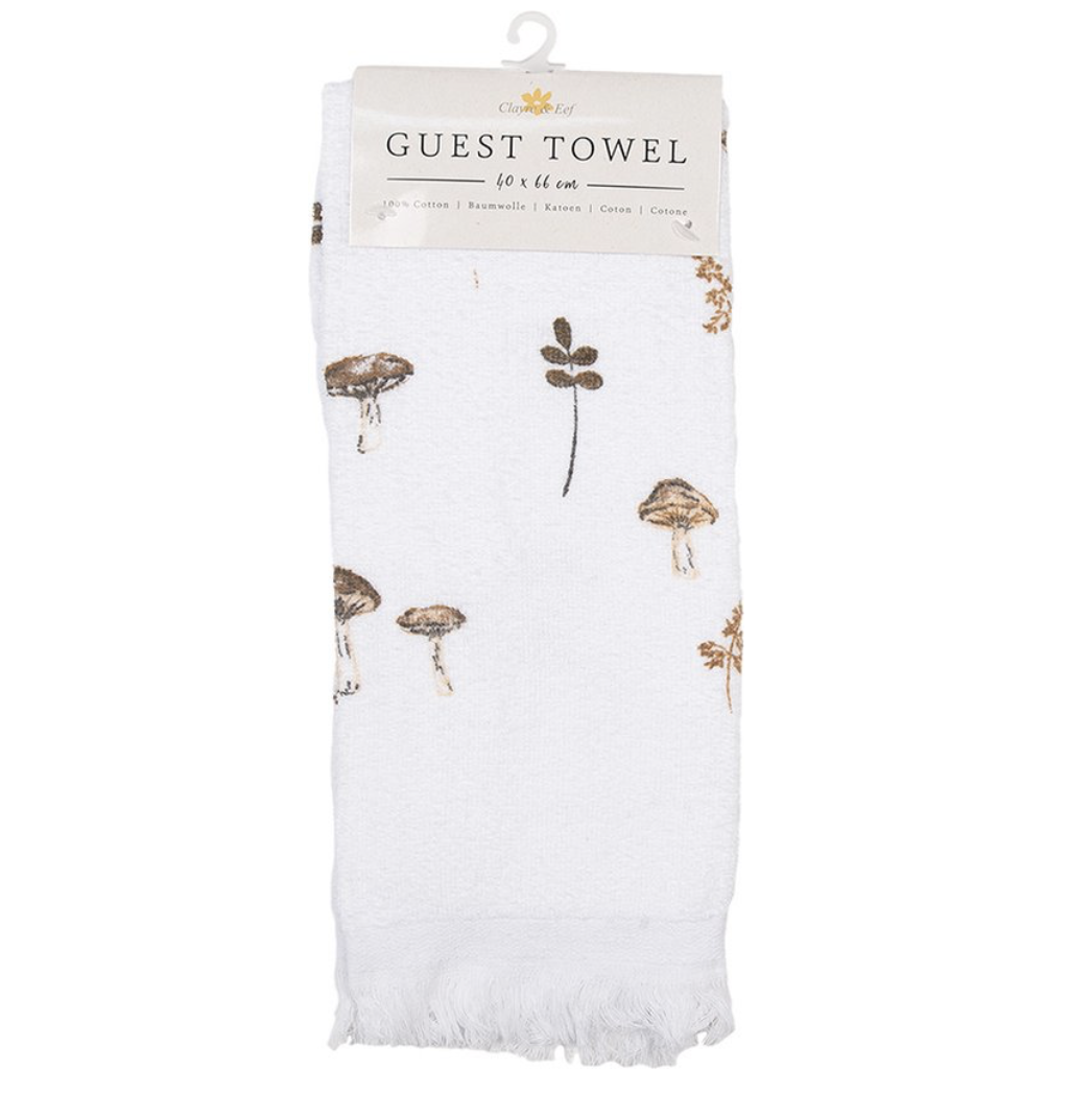 Essuie Main Eponge En Coton 40×66 CM Collection Champignon