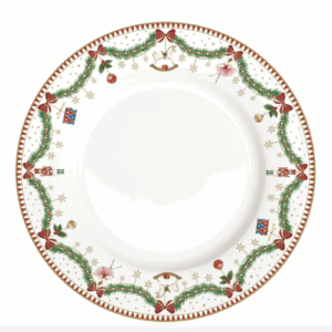Assiette à Dîner En Porcelaine Ø26 CM Collection Rêves De Noël