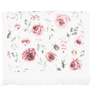 Essuie Main Eponge En Coton 40×66 CM Collection Rose